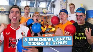 8 HERKENBARE DINGEN TIJDENS DE GYMLES! - Addo & Nick Comedy Sketch