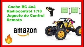 ✅Coche RC  [ 4x4 Radiocontrol ] 1:18 Juguete de Control Remoto