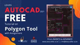 #6 | AutoCAD Tutorial-R2021 | Polygon Command || AutoCAD Tutorial for Beginners