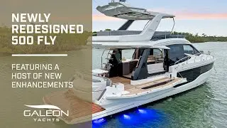 Newly Redesigned and Enhanced | Galeon Yachts 500 FLY