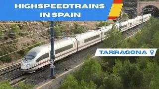 Trainspotting on the highspeedline Between Barcelona and Madrid