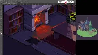 Isometric pixelart interior - Part 2