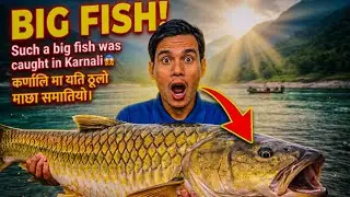 Insane Big Fish Catch in Karnali River 😳🐟 | Nepal Village Life