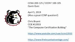 CCNA Quick Quiz 4/5/2019:  IPv6 Multicast Groups