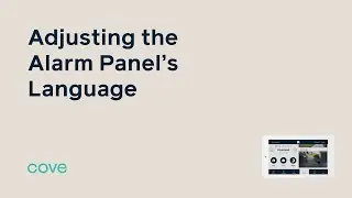 Adjusting Alarm Panel's Language