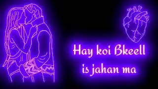 New sayari 💯 Hay koi Bkeell 🥀 is jahan ma 🌹 No Love ❤️‍🔥 broken heart 💔😭 Dhoka
