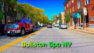Drive down the Main Street of Ballston Spa NY