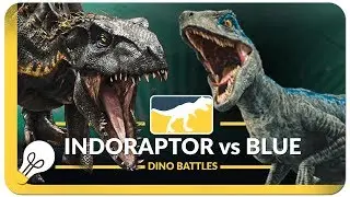 Indoraptor vs Blue - Dino Battles