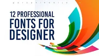 12 Professional Fonts for Designer