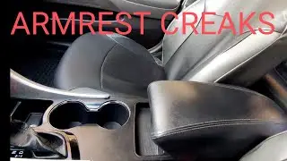 Eliminating the creaking of the Hyundai Sonata YF armrest creaks