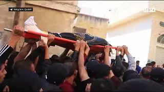 ارتقى بقصف مسيرة الاحتلال.. مشاهد من تشييع الشاب هاني بني عودة في بلدة طمون