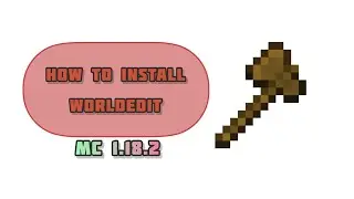 How to install Worldedit for MC 1.18.2 (TUTORIAL)