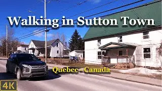 Walking in Sutton town - Quebec - Canada