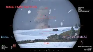 Near perfect tank match - ODM Server | Squad gameplay