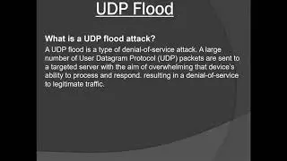Flooding Attack (TCP & UDP)