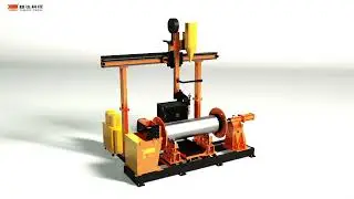 3D Animation: Gantry Welder and Positioner Integrated Workstation in Action