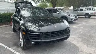 2017 Porsche Macan S SUV Black