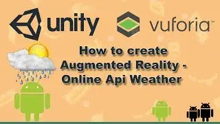 how to create augmented reality weather with unity3d and vuforia