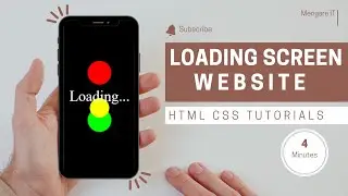 CSS ANIMATION 2023 | How To Create Loading Screen in HTML CSS 2023 | Loading Animation CSS 2023