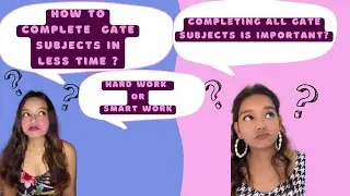 Best Strategy to Cover all Gate Subjects |Will 101 Work for You | GATE EXAM |AISHWARYA UTALE