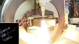 Tube cutting machine & L U shape angel steel