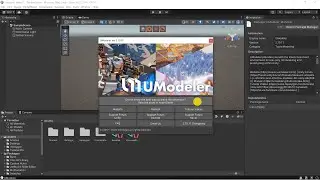 Beginning 3D modelling with uModeler: Explainer 2 of 7 - Create a Unity project and import uModeler