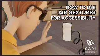 One of the Assistive Features that may help people with limited mobility: Air Gestures