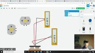 Measuring Amps and Volts in TinkerCad