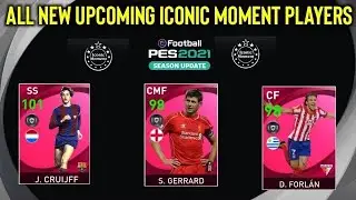 All New Iconic Moment Legends Added In Pes 2021 Mobile || Forlan, Gerrard