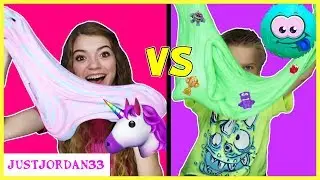 Unicorn Slime vs Monster Slime / JustJordan33