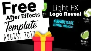 Light FX Logo Reveal - FREE Adobe After Effects Template for August