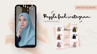 TERMUDAH!! CARA MEMBUAT PUZZLE FEED OLSHOP