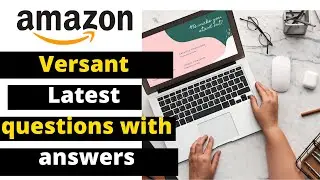 Amazon Versanth Round MCQ Question and Answers Part - 1 | Amazon questions and answers  Fresher jobs