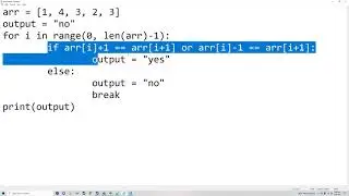 check if an array has consecutive numbers | Python coding