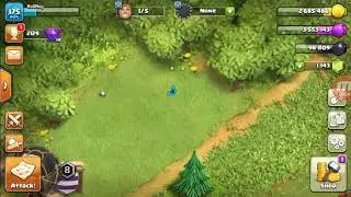Clash of clans, we have new guest here, a beautiful blue butterfly