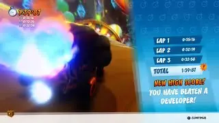 Koala Carnival - Developer Time Beaten!! - CTR Nitro-Fueled