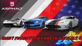 Most forgotten cars in Asphalt 9