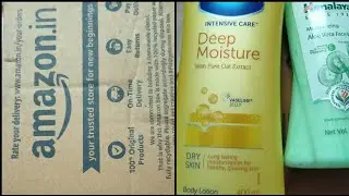Amazon Haul🔥Vaseline moisturizer🔥Himalaya Face wash😍unboxing