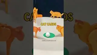 Which cat will win the ball? #creality #3dprinting #puzzle #cat