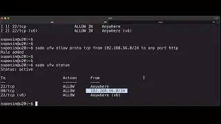 Ubuntu 20.04 : Configure Firewall with ufw command