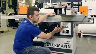 Фрезерный станок с шипорезной кареткой OSTERMANN T1000. Устройство и принцип работы.