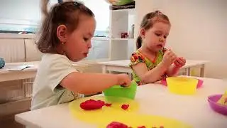 Лепим из соленого теста.