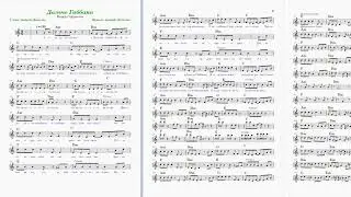 Дольче Габбана - Верка Сердючка (ноты для синтезатора)
