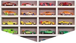 DIY: Fast and cheap displays for toy cars | Полки для машинок из грильято