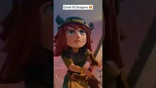 Clash Of Dragons 🔥💥 #clashofclans #dragons