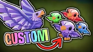 NEW CUSTOM PLUSHIES on ANIMAL JAM CLASSIC!!