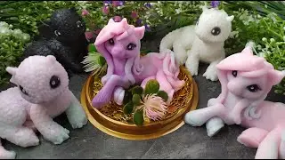Soap Making• Unicorn Ksyusha and Dragon Molds• From Natasha Verbena