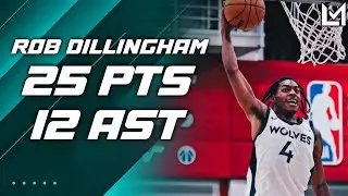 Rob Dillingham EXPLODES For 25 Point Double-Double🔥😮‍💨 | 25 PTS & 12 AST | Full Highlights
