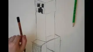 JAK NARYSOWAĆ CREEPERA Z MINECRAFT ??? CIAPU RYSUJE !!! DRUGA PRÓBA !!! SUCHYMI PASTELAMI