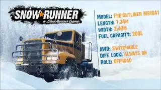 Snowrunner: A look at the Freightliner M916A1